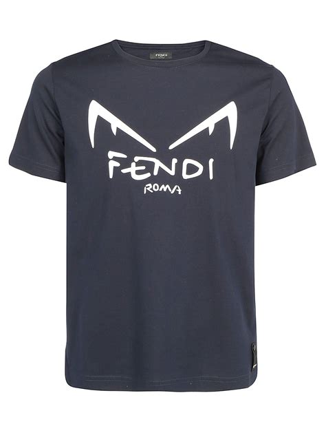 fendi diabolic eyes t shirt|Fendi Diabolic Eyes Print T In Blu Notte .